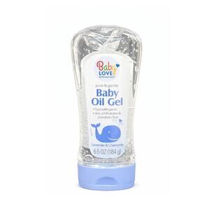 6.5 oz Baby Love Baby Oil Gel – Lavender & Chamomile